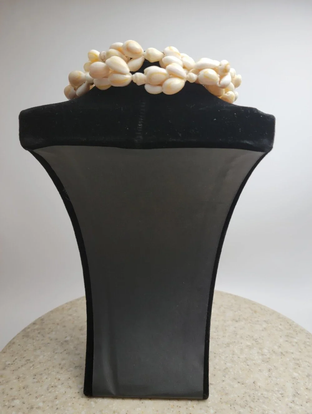Vintage Genuine Cowrie Shell Long Necklace